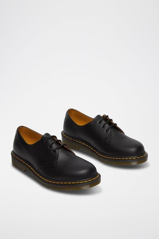 Derbies de piel 1461 Smooth - Negro