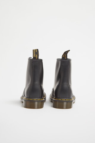 Botines de piel 1460 Black Smooth - Negro