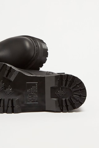 Botines de piel vegana con plataforma V Jadon Ii - Negro