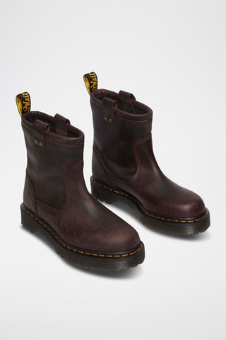 Botines de piel Anistone - Marrón