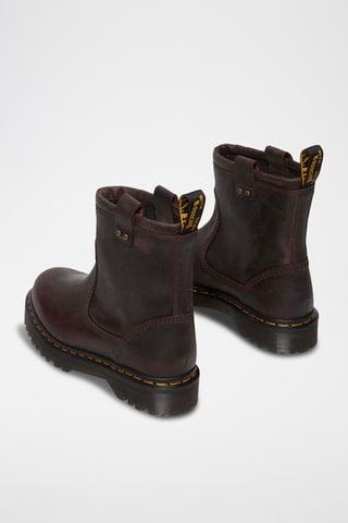 Botines de piel Anistone - Marrón