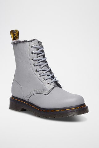 Botines de piel Serena - Gris