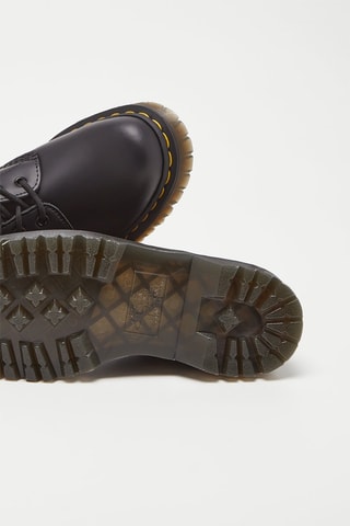 Botines de piel con plataforma 101 Bex Black Smooth - Negro