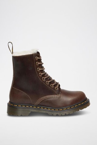 Botines de piel Serena - Marrón