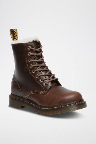 Botines de piel Serena - Marrón