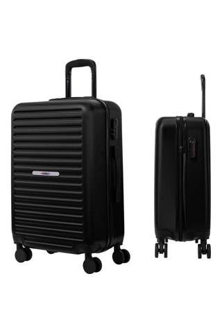 Set de 3 valises (S/M/L) - Noir - 55/65/75 cm - Rafale