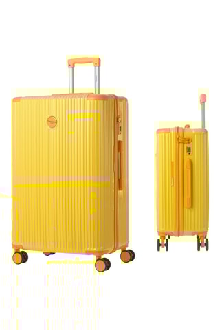 Set de 3 valises - Jaune - 55/65/75 cm - Murano
