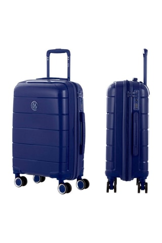 Valise cabine (S) CH3 - Bleu marine - 55 cm - Cadenas TSA