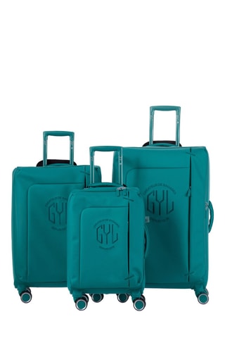 Set de 3 valises (S/M/L) Evasion - Sapin - 55/65/75 cm