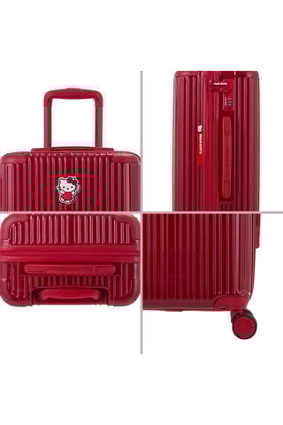 Set de 3 valises - Rouge - 55/65/75 cm - Hello Kitty
