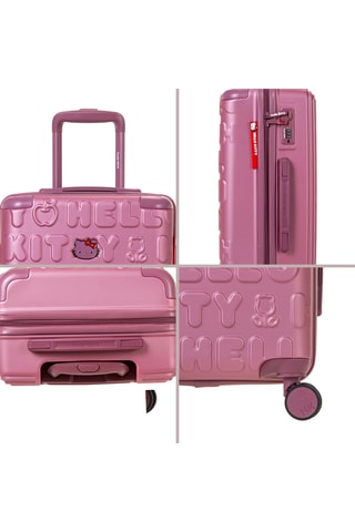 Set de 3 valises - Rose - 55/65/75 cm - Hello Kitty