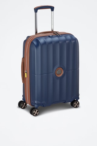 Maleta de cabina slim extensible Carrousel - Azul -­ 55 cm