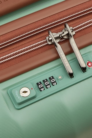 Maleta de cabina slim extensible Carrousel - Verde - 55 cm