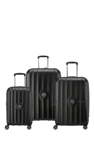 Juego de 3 maletas Carrousel (S/M/L) - Negro - 55/68/77 cm