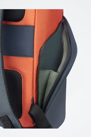 Mochila - Naranja y gris