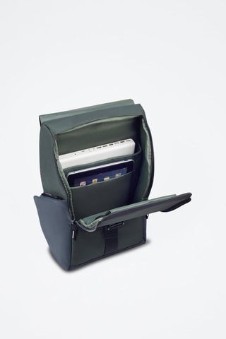 Mochila - Azul y caqui