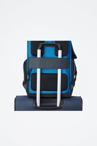 Mochila - Azul y gris