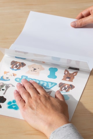 Autocolante - Branco - 23,8 x 33,1 x 0,3 cm