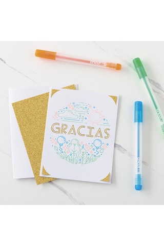 3 canetas de gel brilhante