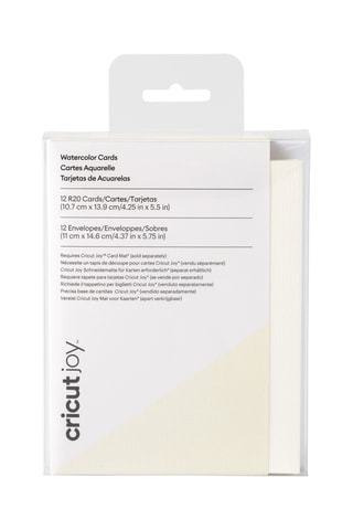 Cartões de papel aguarela