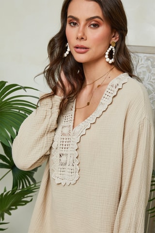 Tuniek - Beige - Beige