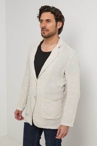 Linnen Jasje - Beige - 100% linnen - Beige