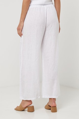 Linnen Broek - Wit - 100% linnen - Wit