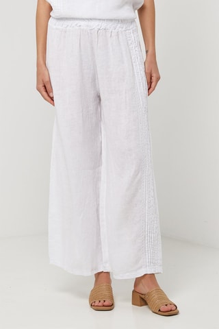 Linnen Broek - Wit - 100% linnen - Wit