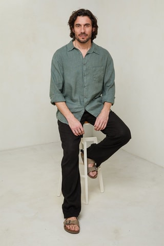 Overhemd - Kaki - Kaki