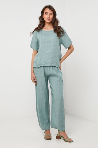 Linnen Tuniek - Blauw - 100% linnen - Blauw