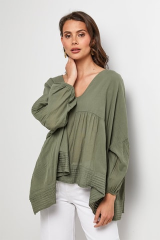 Tuniek - Kaki - Kaki