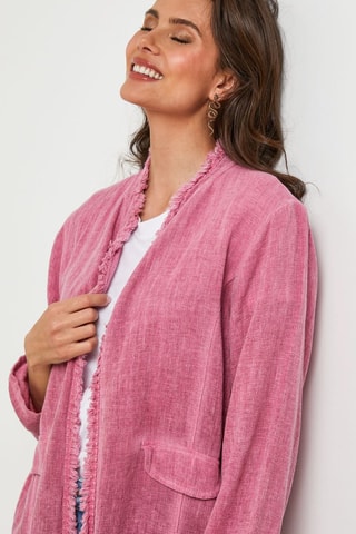 Linnen Jasje - Roze - Roze