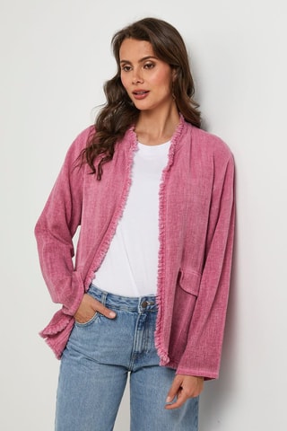 Linnen Jasje - Roze - Roze