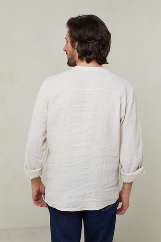 Overhemd - Beige - Beige