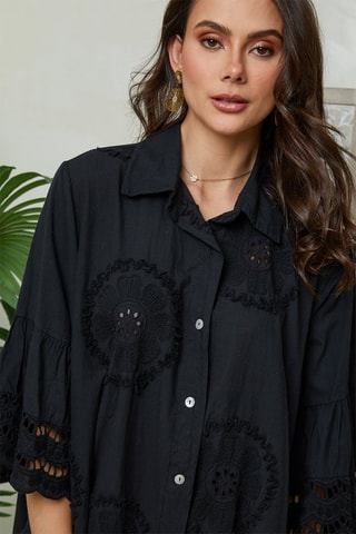 Blouse - Zwart - Zwart