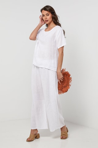 Linnen Tuniek - Wit - 100% linnen - Wit