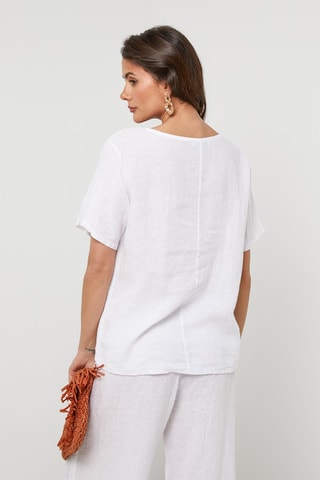 Linnen Tuniek - Wit - 100% linnen - Wit