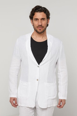 Linnen Jasje - Wit - 100% linnen - Wit