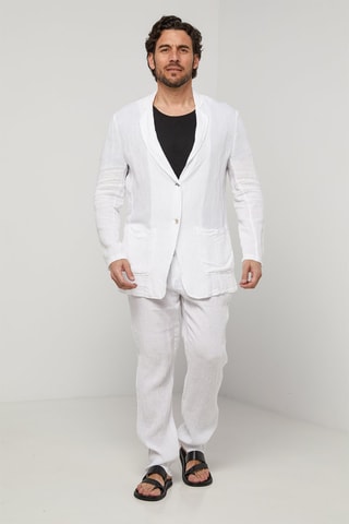 Linnen Jasje - Wit - 100% linnen - Wit