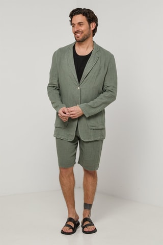 Linnen Jasje - Kaki - 100% linnen - Kaki