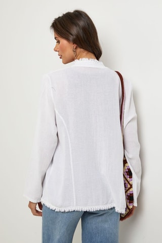 Linnen Jasje - Wit - Wit