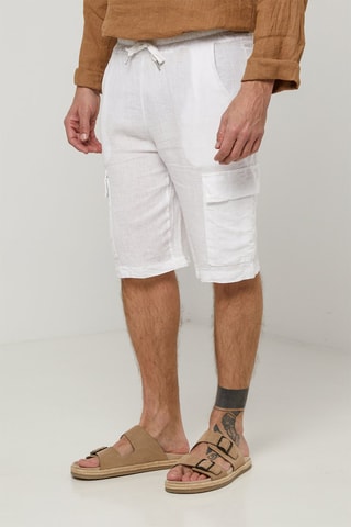 Linnen Short - Wit - 100% linnen - Wit