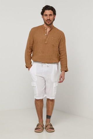 Linnen Short - Wit - 100% linnen - Wit