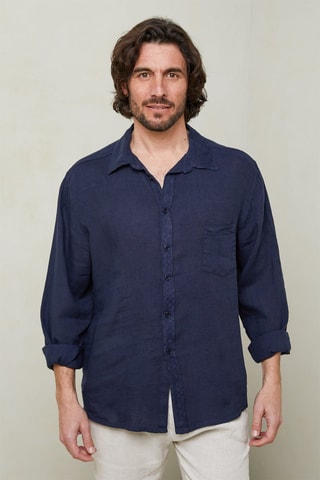 Overhemd - Marineblauw - Marineblauw