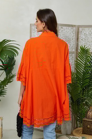 Blouse - Oranje - Oranje