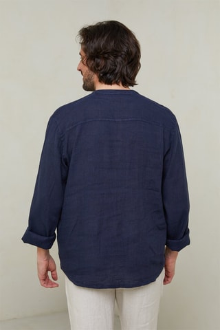 Tuniek - Lichtgrijs - Marineblauw