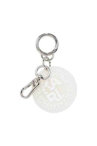 Porte-clés - Argenté et beige