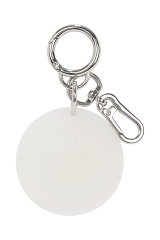 Porte-clés - Argenté et beige