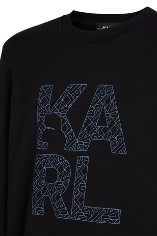 Sweat en coton biologique - Bleu