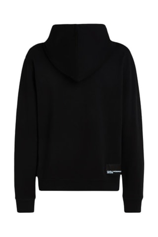 Sweat à capuche en coton biologique - Noir